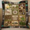 Camping Activities Quilt Blanket  Quilt